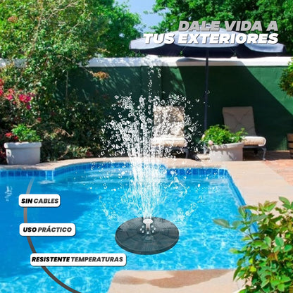 Fuente de agua cargada con energía solar - Fountain™