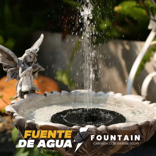 Fuente de agua cargada con energía solar - Fountain™