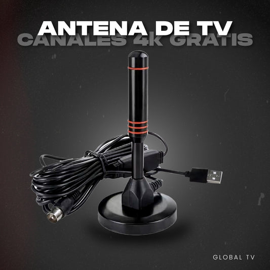 Antena de TV con todos los canales gratis 4k - Global TV™